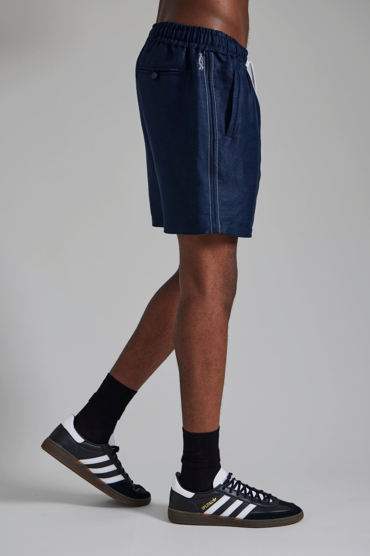 Riviera Linen Shorts Cobalt Blue