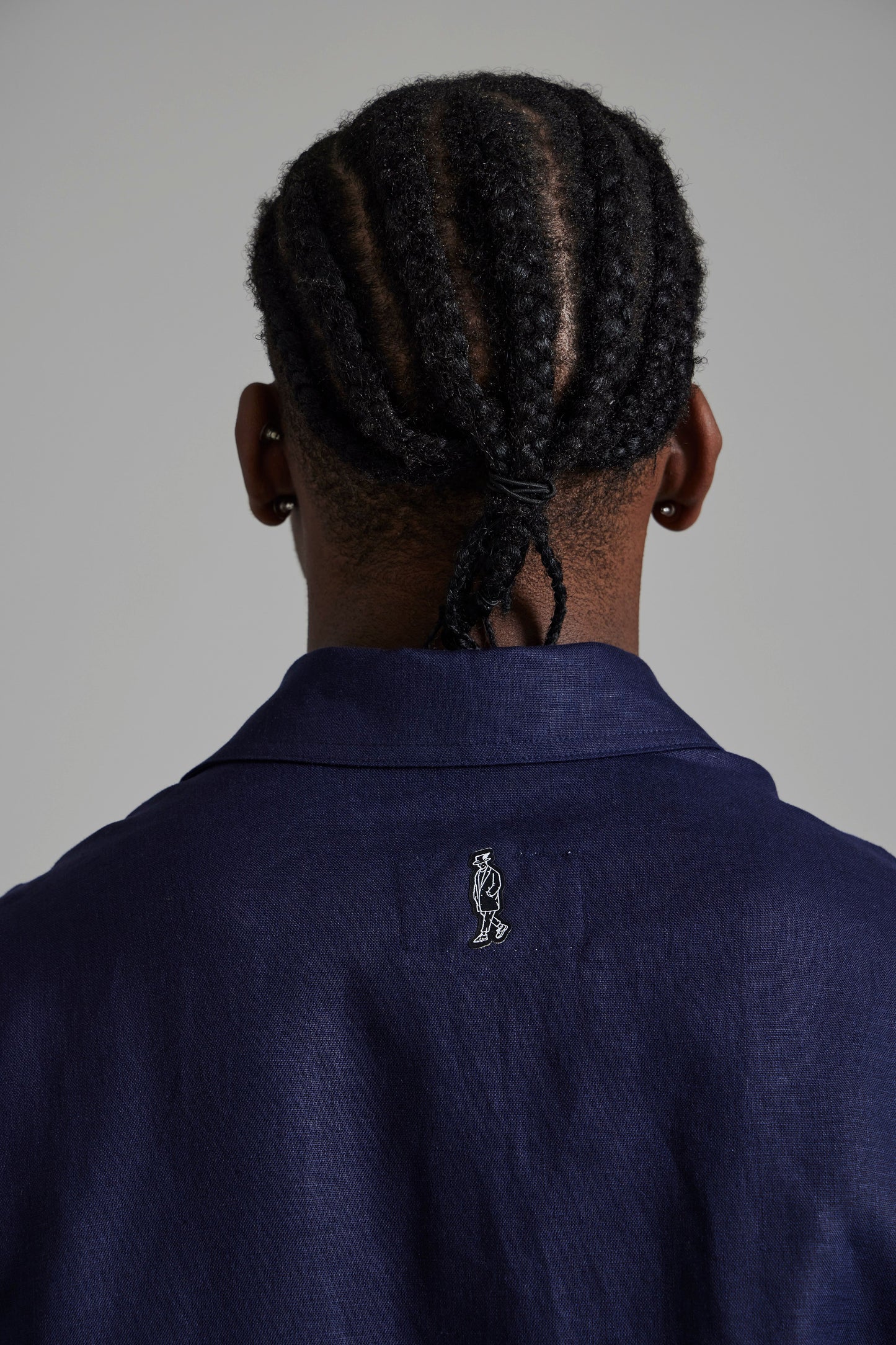 Azure Linen Shirt Navy