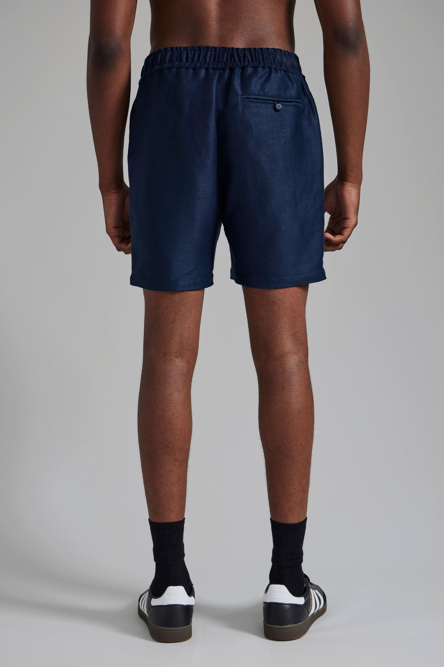 Riviera Linen Shorts Cobalt Blue