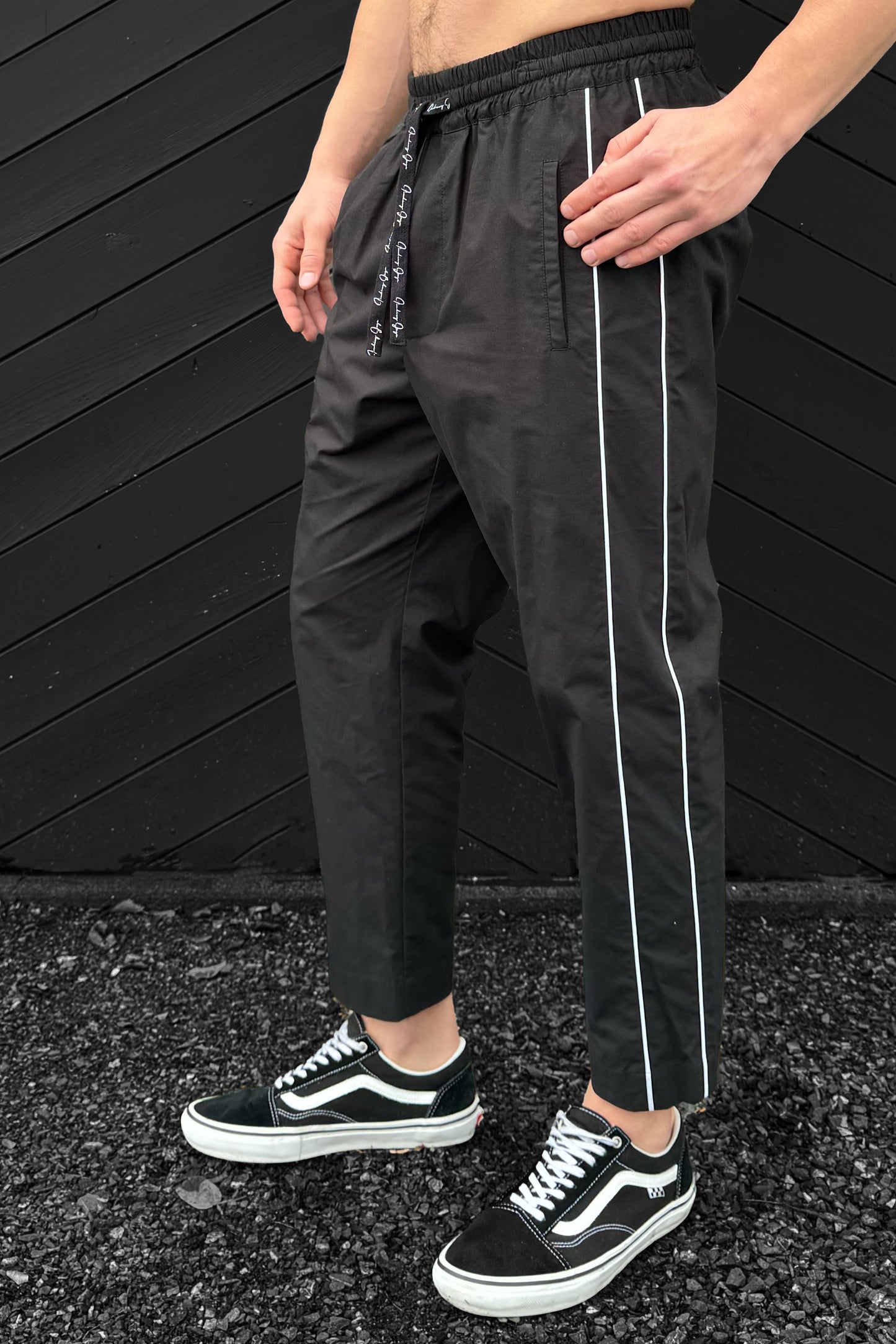 Pipe Line Cotton Pants