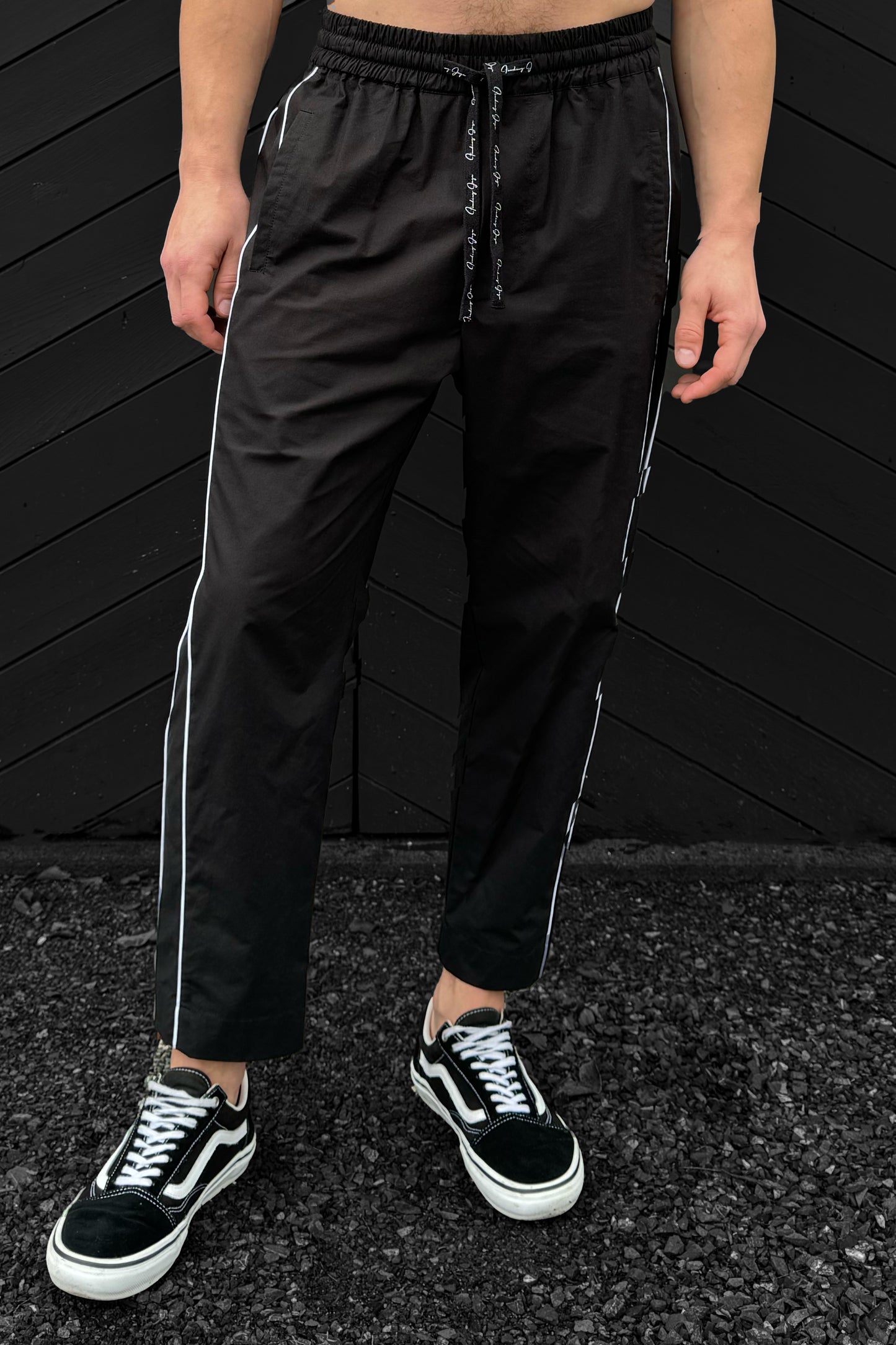 Pipe Line Cotton Pants